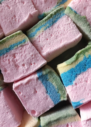 Regenboog marshmallows