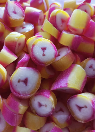 Pink punch hard candy